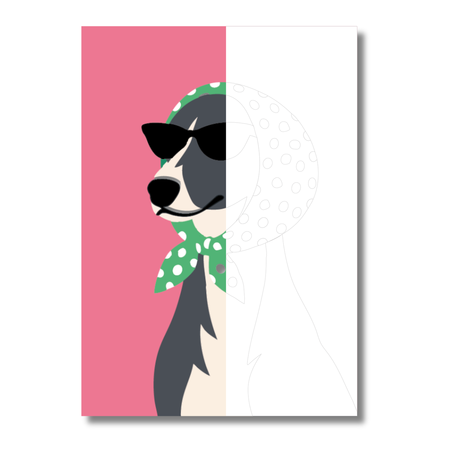 Affiche - Chien Stylé