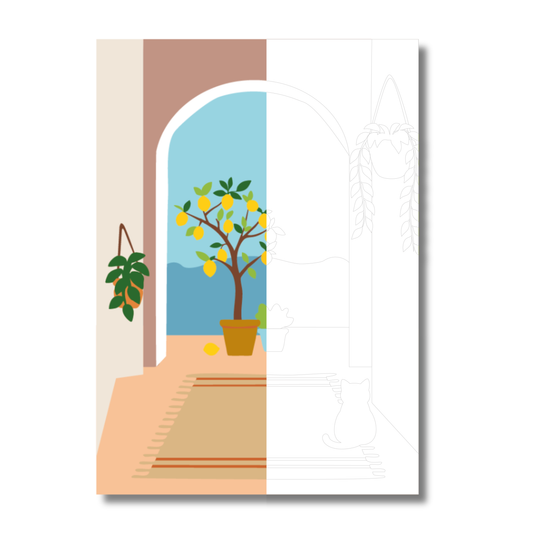 Affiche - Fenêtre de Provence