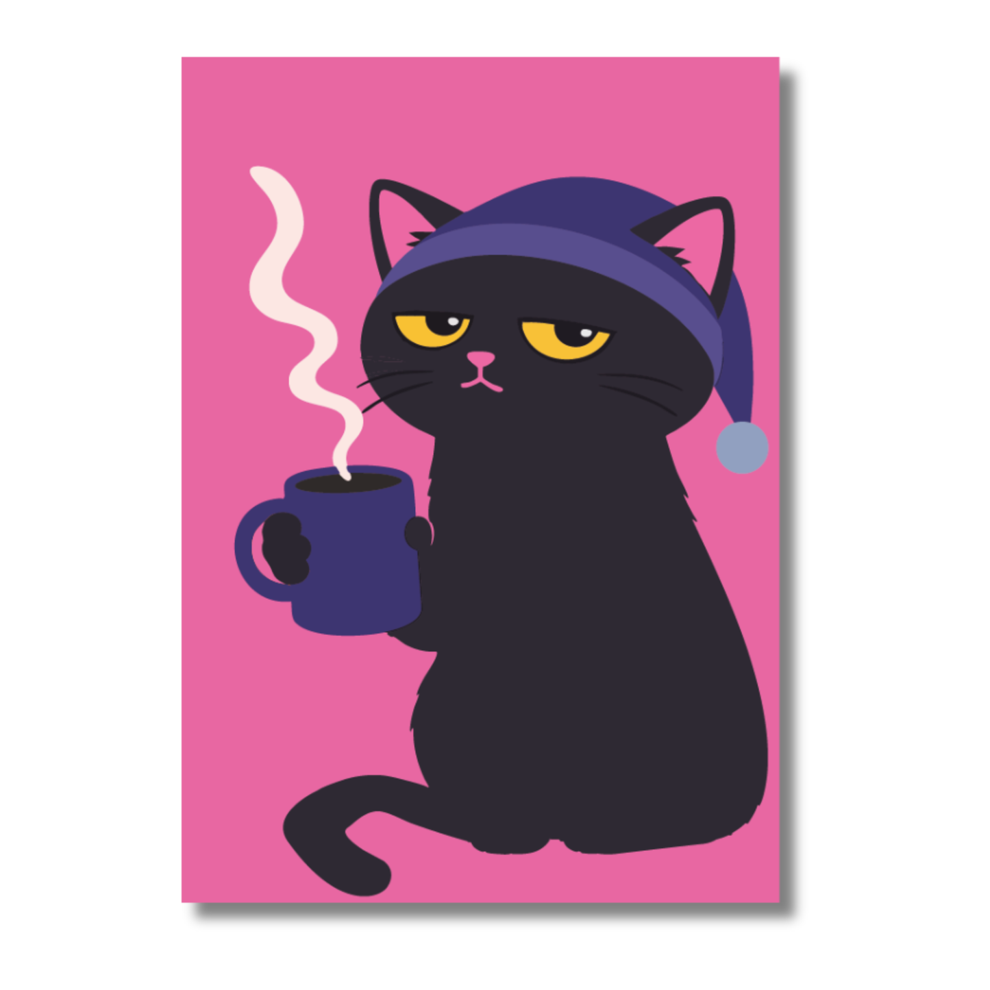 Affiche - Chat du matin