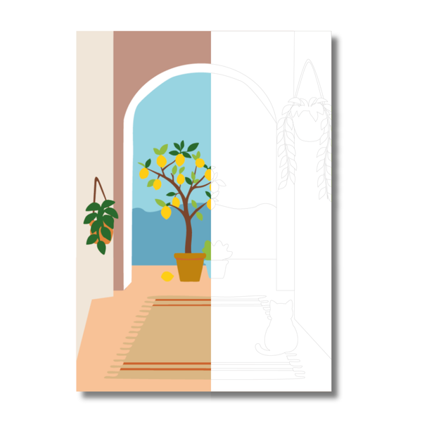 Affiche - Fenêtre de Provence