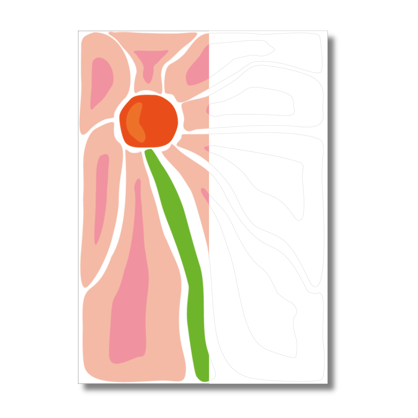 Affiche - Fleur soleil