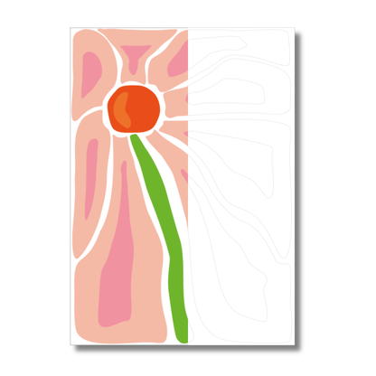 Affiche - Fleur soleil