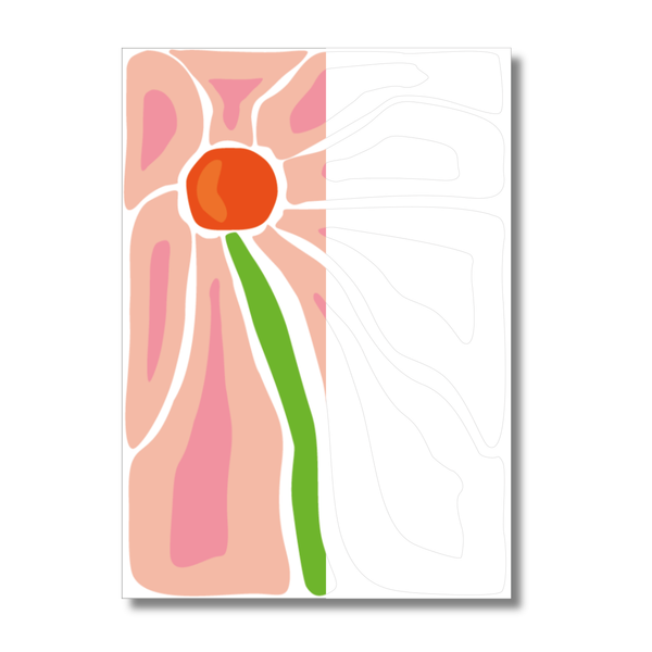 Affiche - Fleur soleil