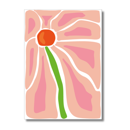 Affiche - Fleur soleil