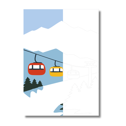 Affiche - Balade en télécabine
