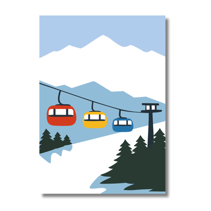 Affiche - Balade en télécabine